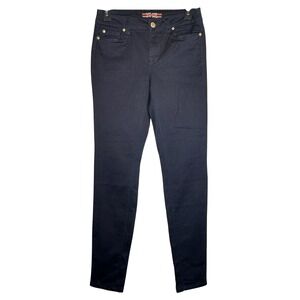 Makers Of True Originals Womens Super Skinny Jeans Black Mid Rise Stretch 28x31